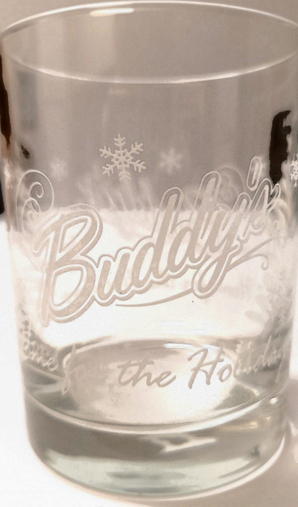 Buddy's Home For The Holidays Glass