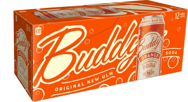 Buddy's Orange Soda 12 pack